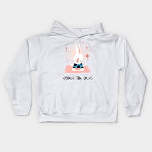 Exhale the Grins Face Yoga Kids Hoodie